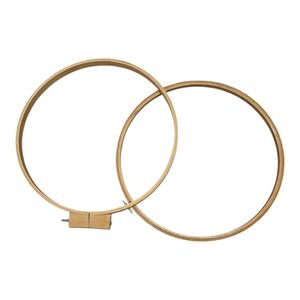 Wooden Embroidery Hoops Set Of 2.